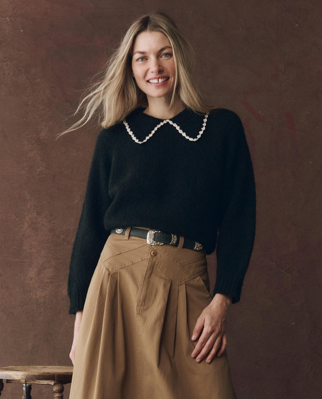 The Great Crochet Collar Pullover