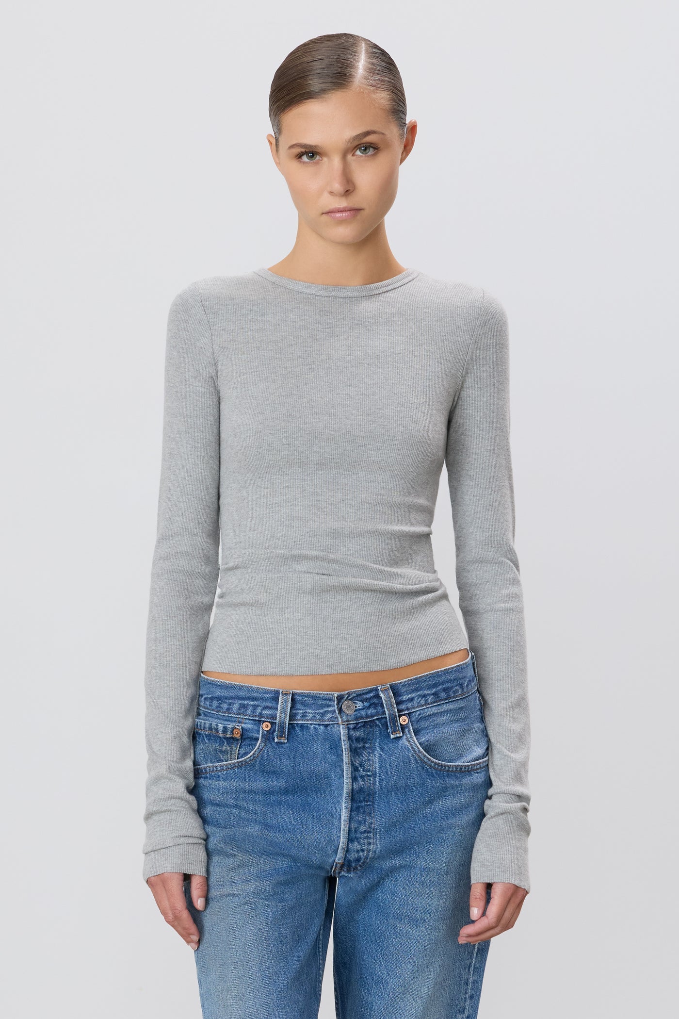 Eterne Ribbed Long Sleeve