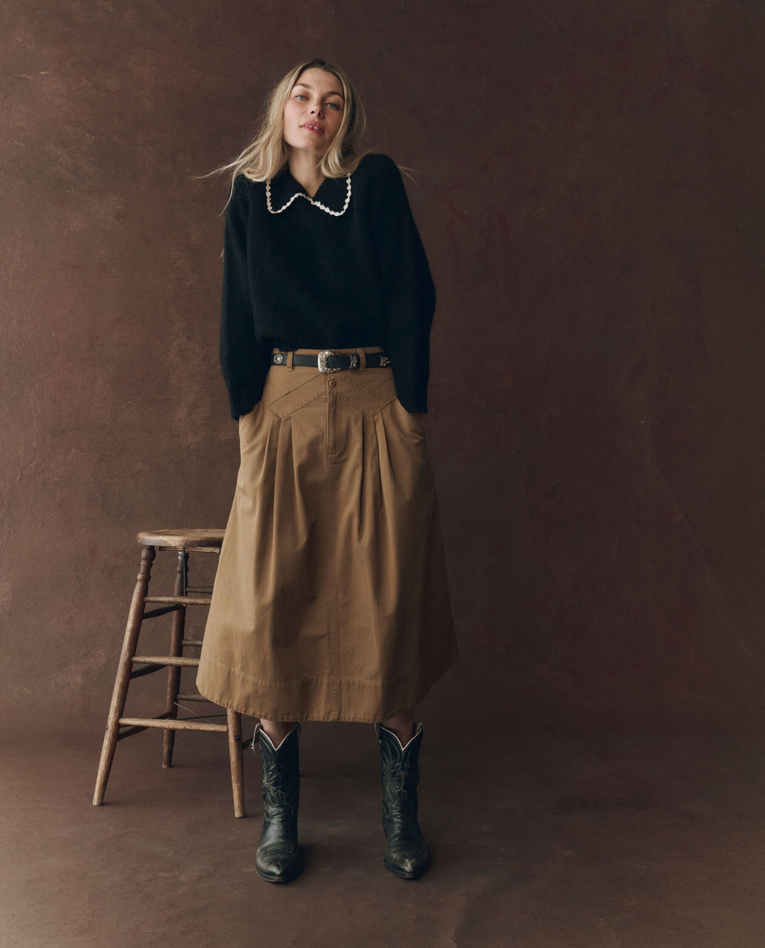 The Great Crochet Collar Pullover