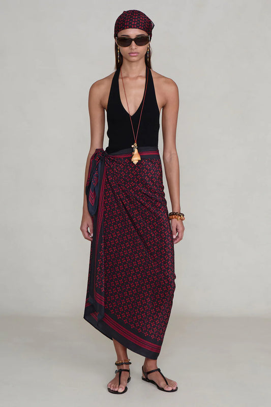 Chan Luu Silk Printed Sarong