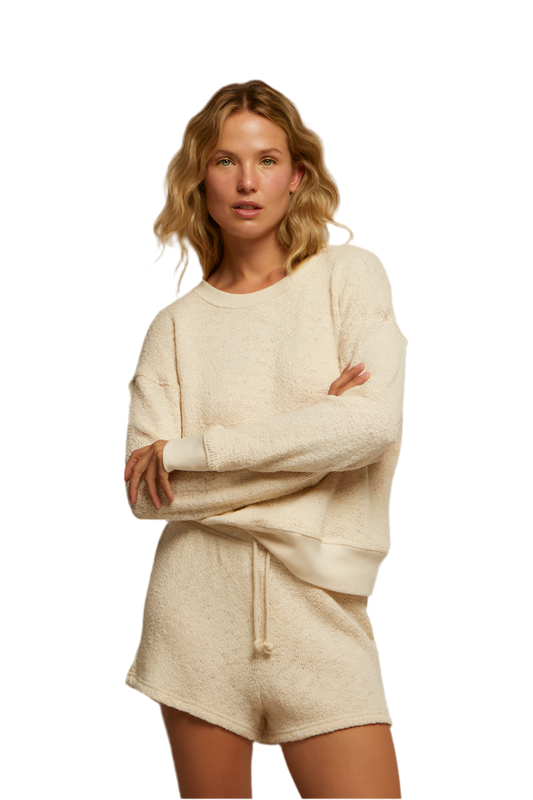 Perfectwhitetee Juliette Cotton Slub Sweatshirt