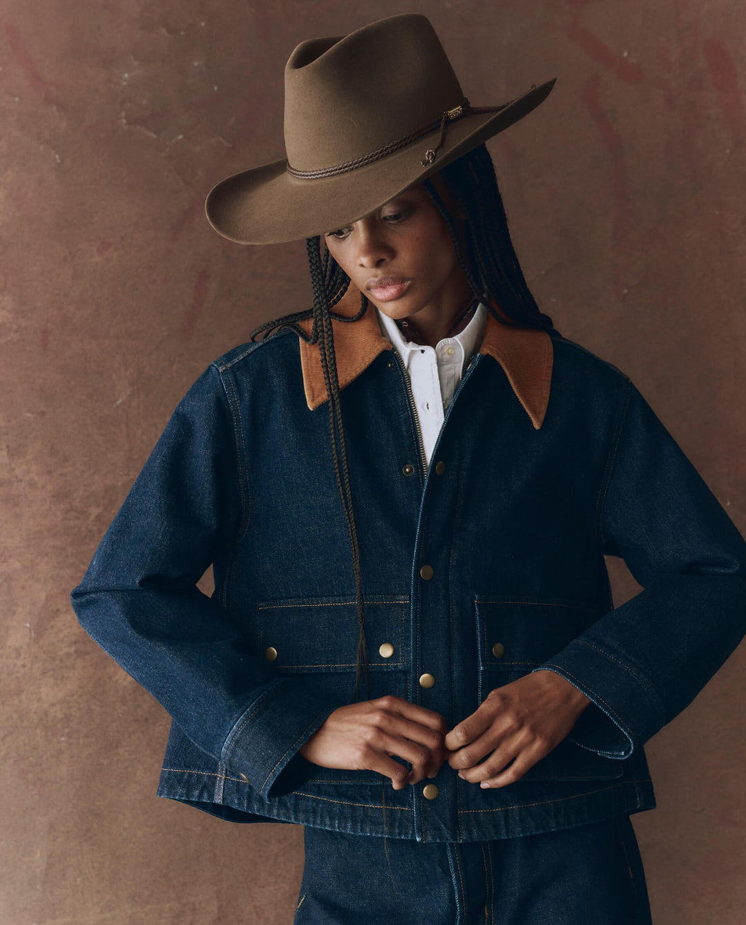 The Great Denim Swingy Jacket