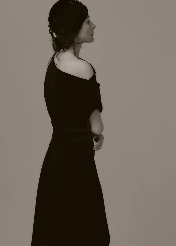 Leoni Floyd Draped Waist Dress