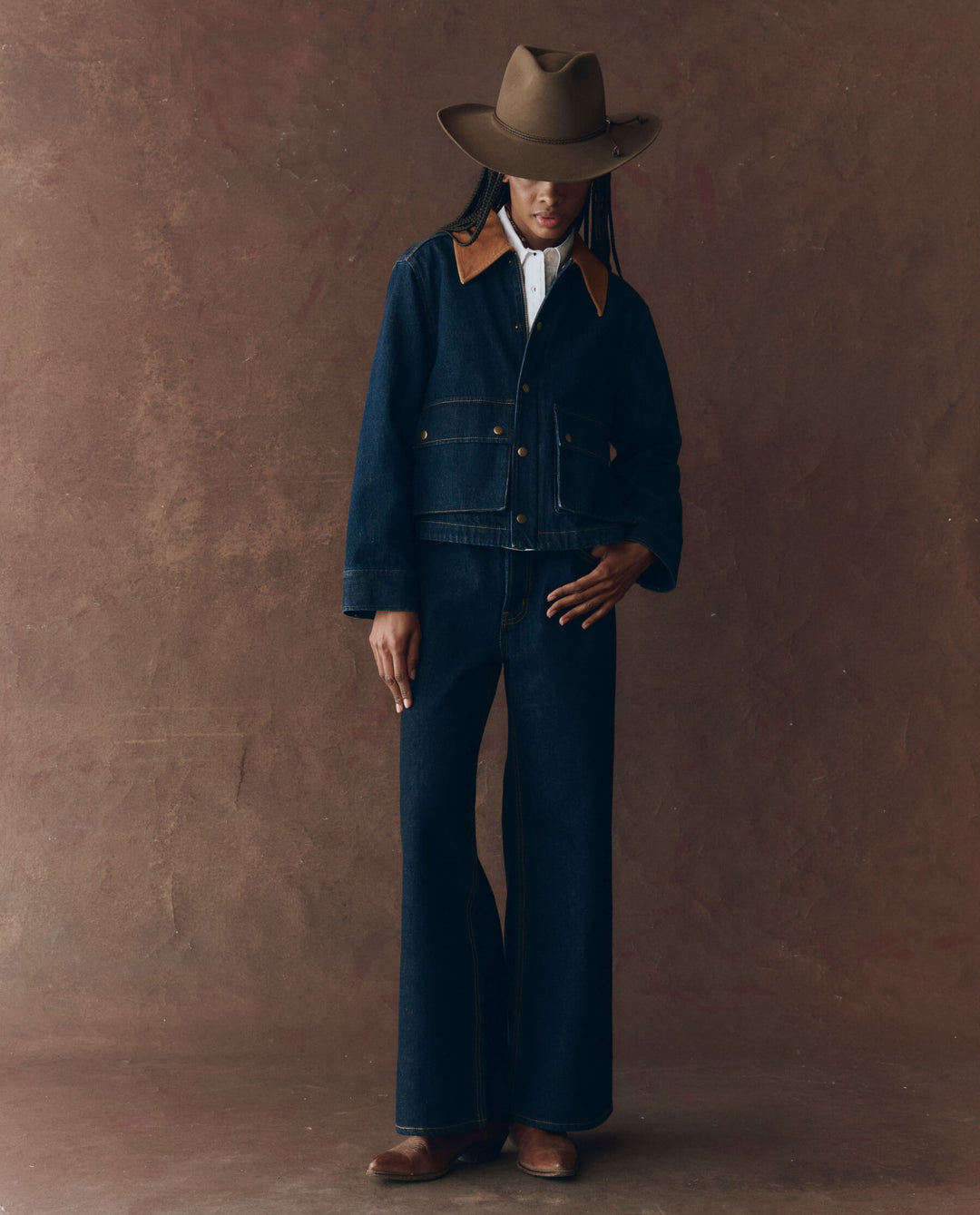 The Great Denim Swingy Jacket