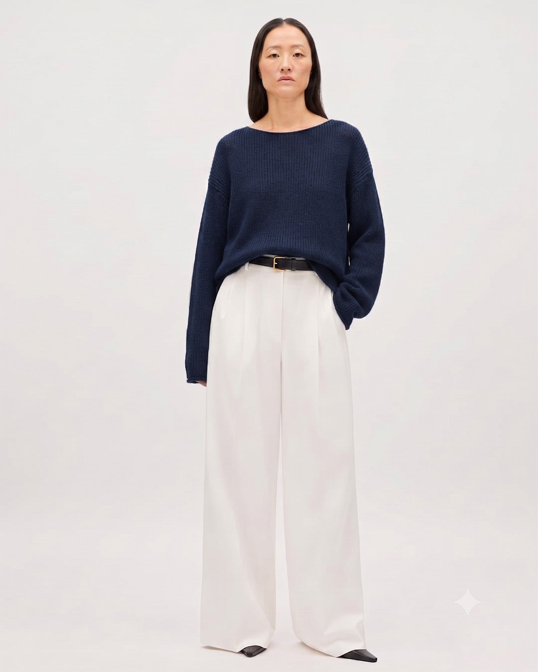 Another Tomorrow Draped Knit