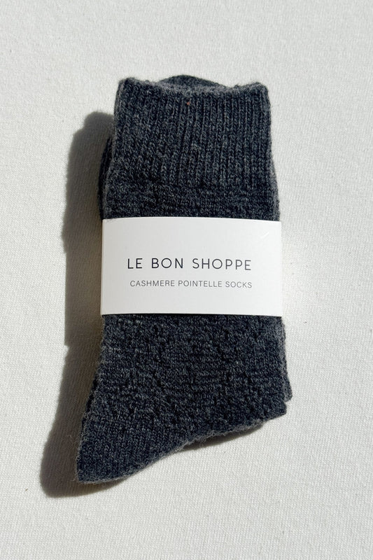 Le Bon Shoppe Cashmere Pointelle Socks