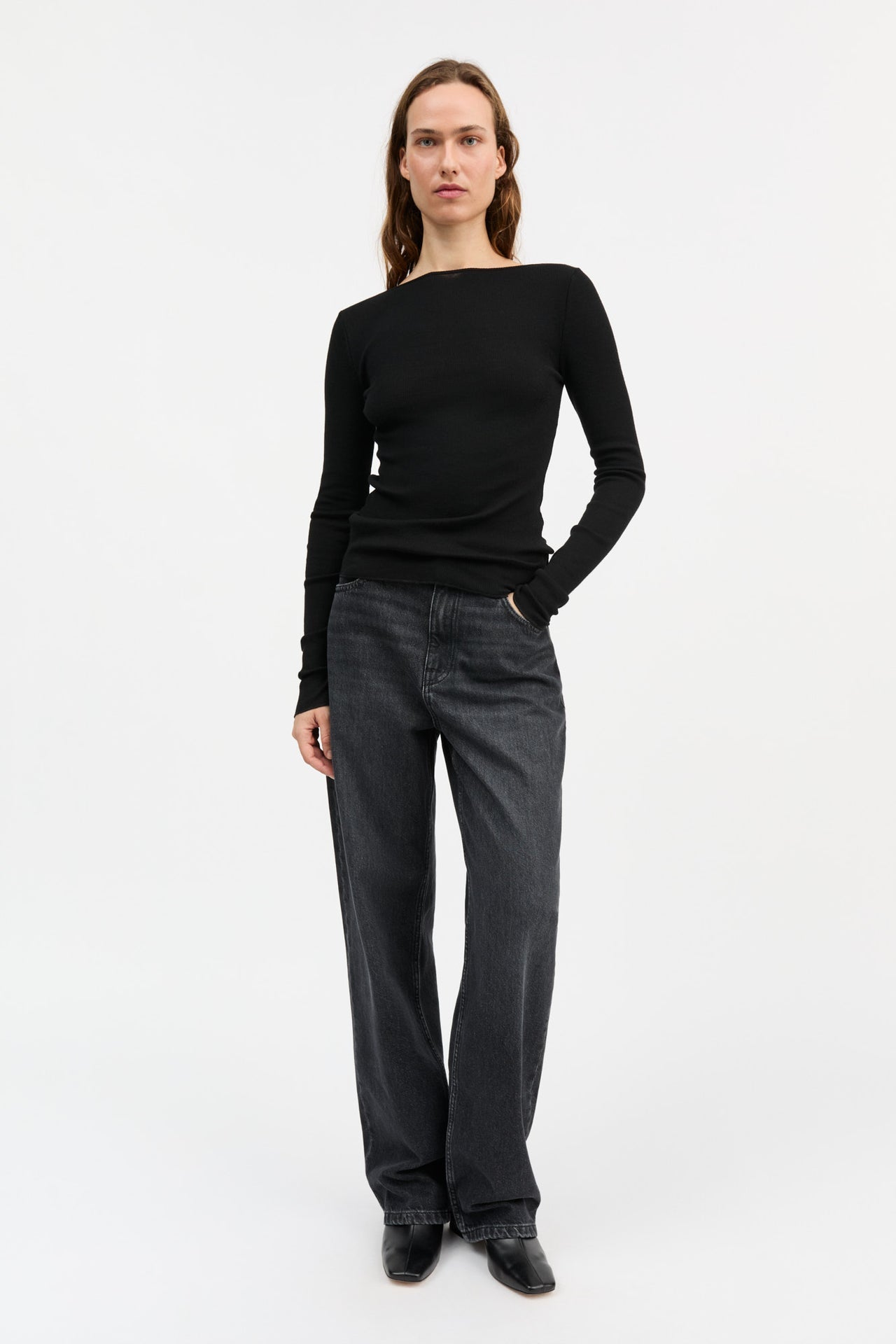 Skall Studio Amy Wide Neck Blouse