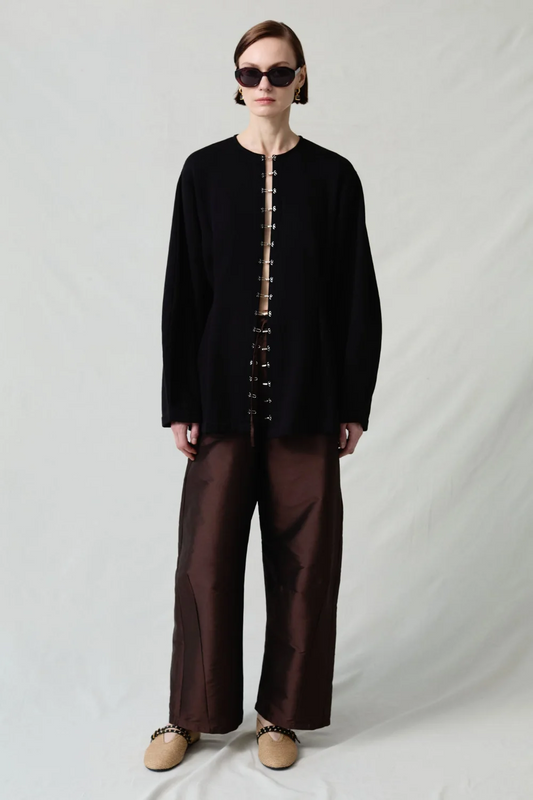 Chan Luu Pinch Waist Cardigan