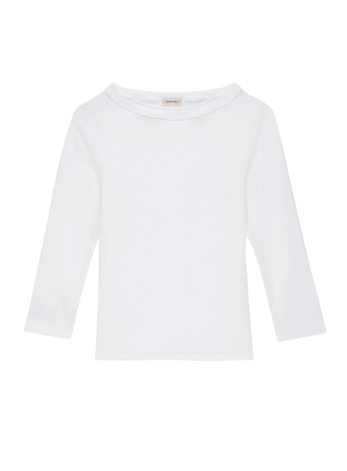 Donni Baby Rib Boat Neck
