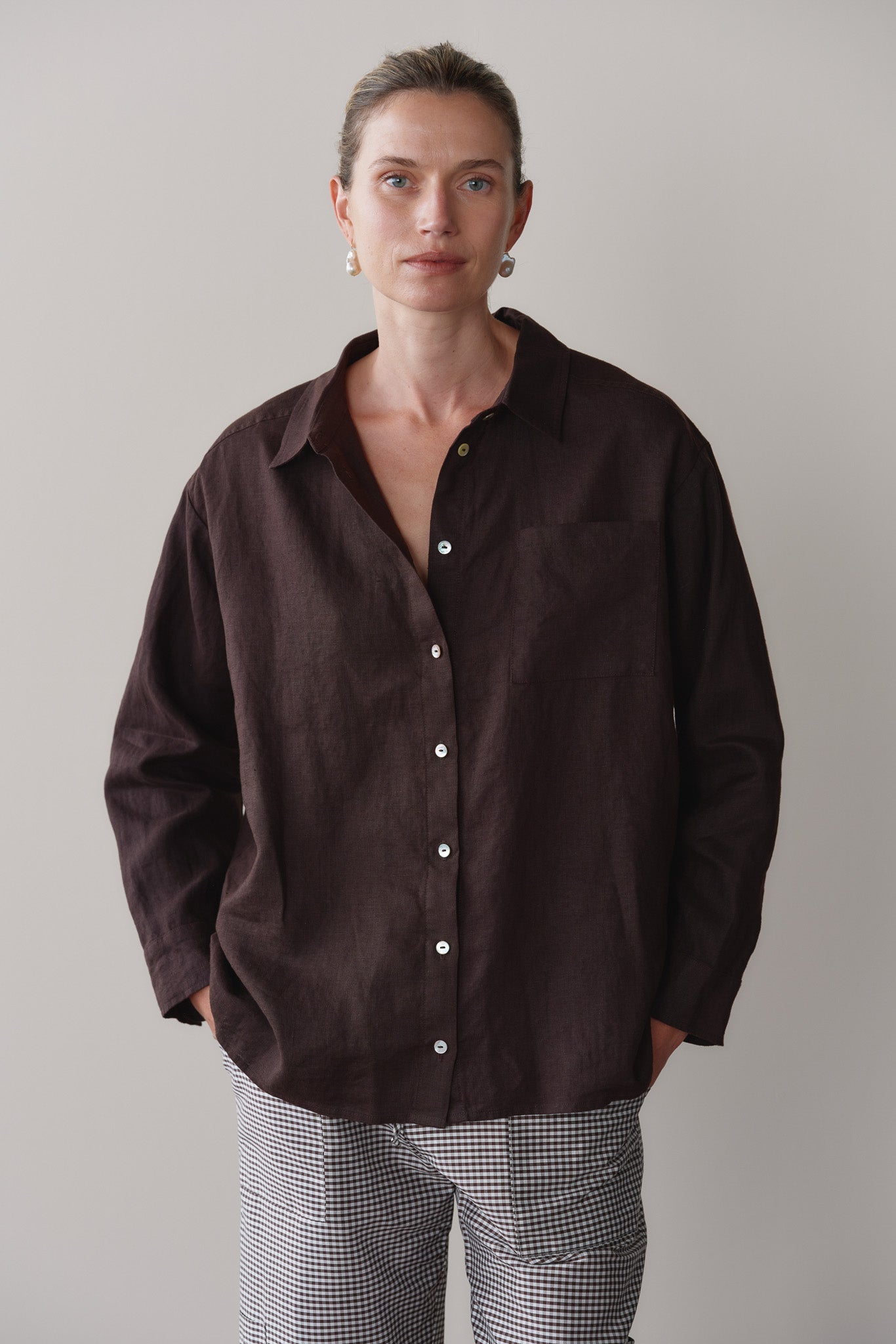 Donni Linen Relaxed Shirt