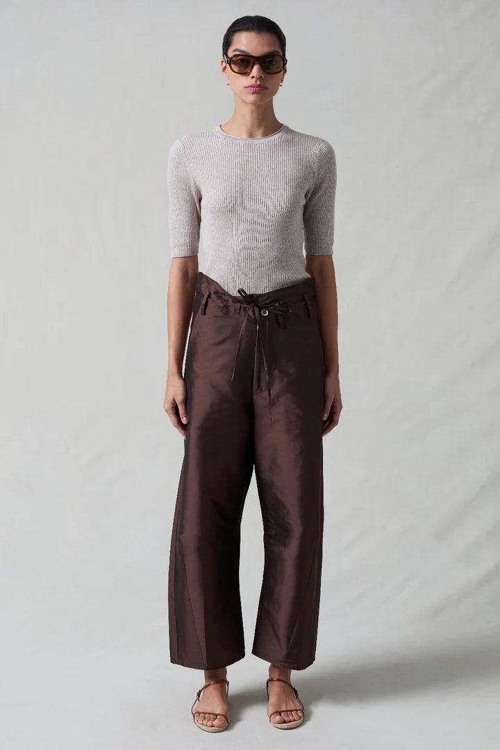 Chan Luu Taffeta Pant