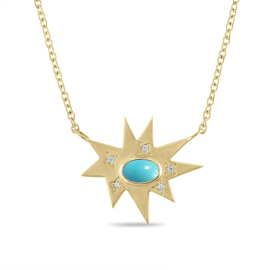 Emily Kuvin Gold Mini Kapow Necklace