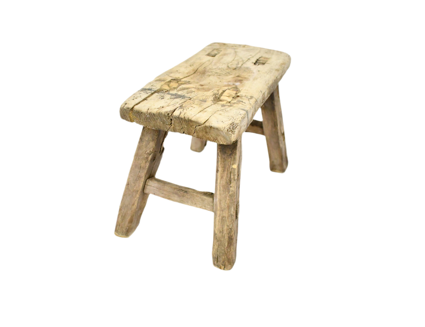 Antique Chinese Elm Stool