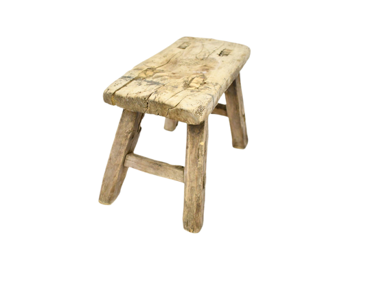 Antique Chinese Elm Stool