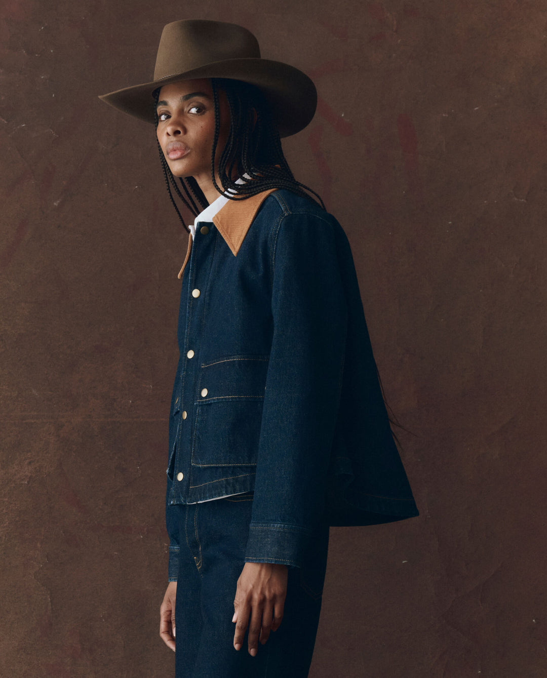 The Great Denim Swingy Jacket
