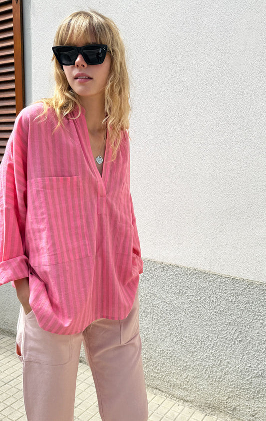 Two New York Stripe Long Sleeve