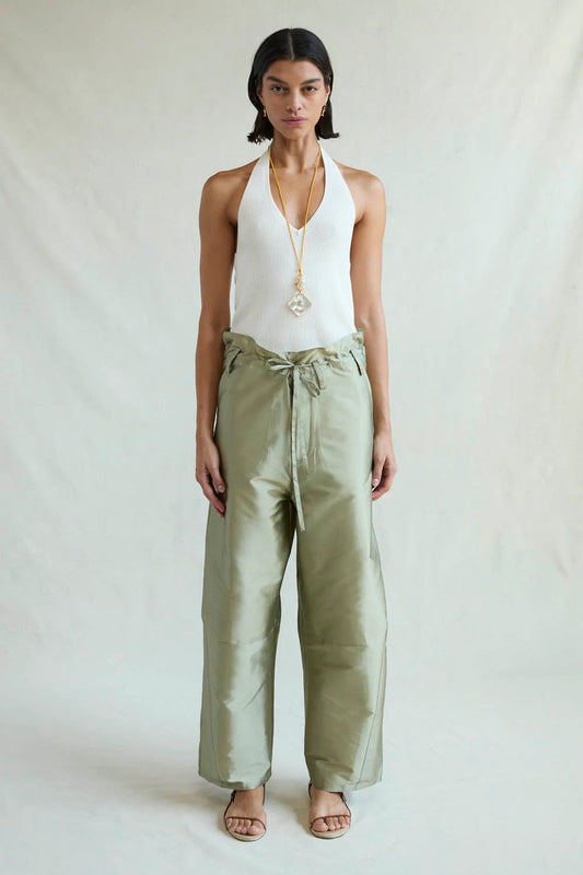 Chan Luu Taffeta Pant