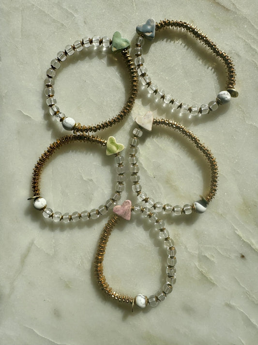 Don’t Let Disco Heart Bracelet
