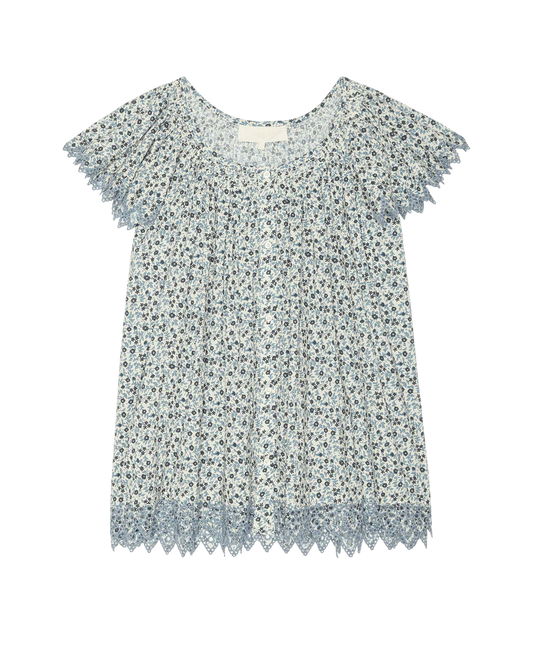 The Great Flutter Eyelet Top