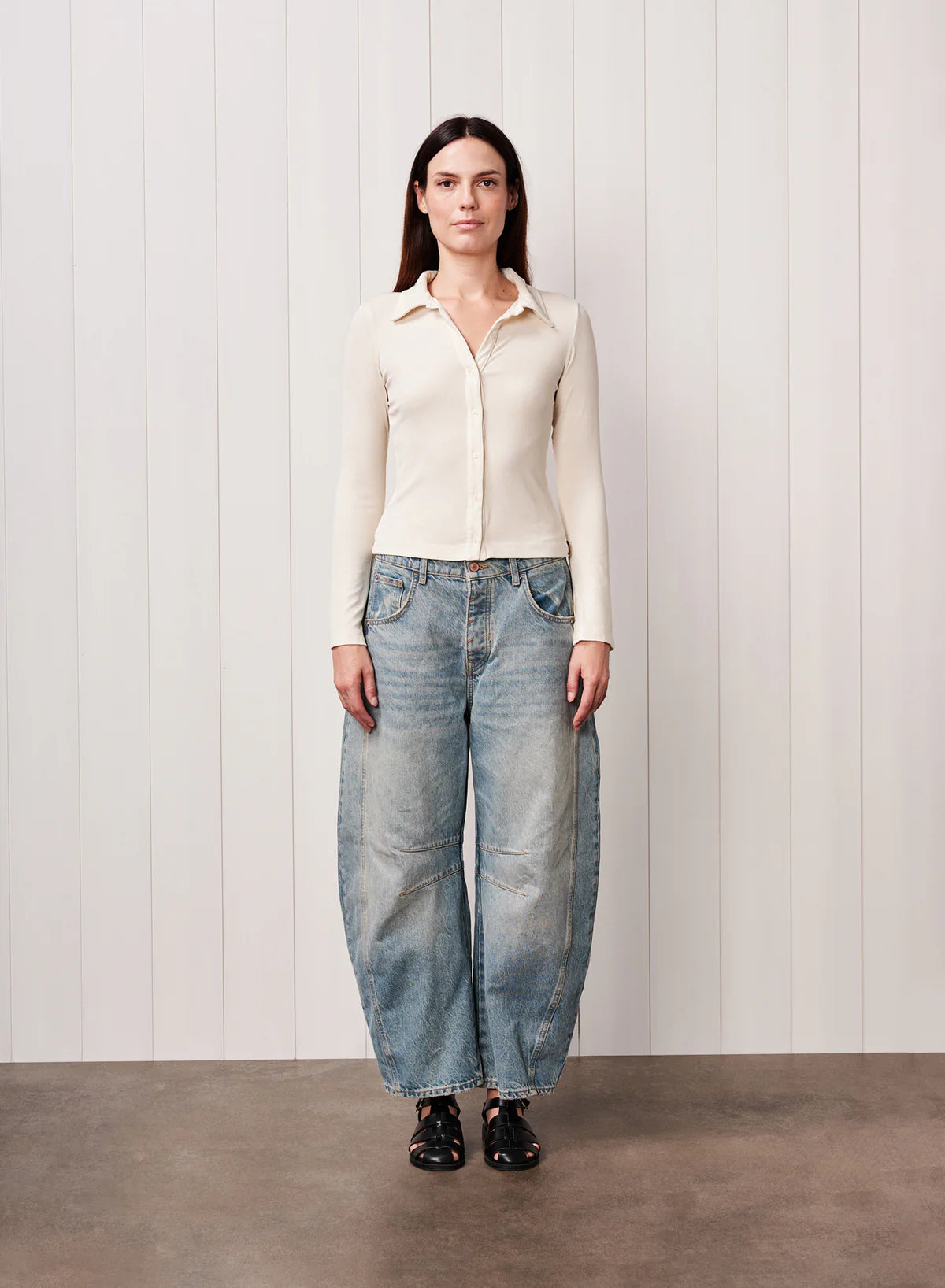 Stateside Ribbed Button Shirt