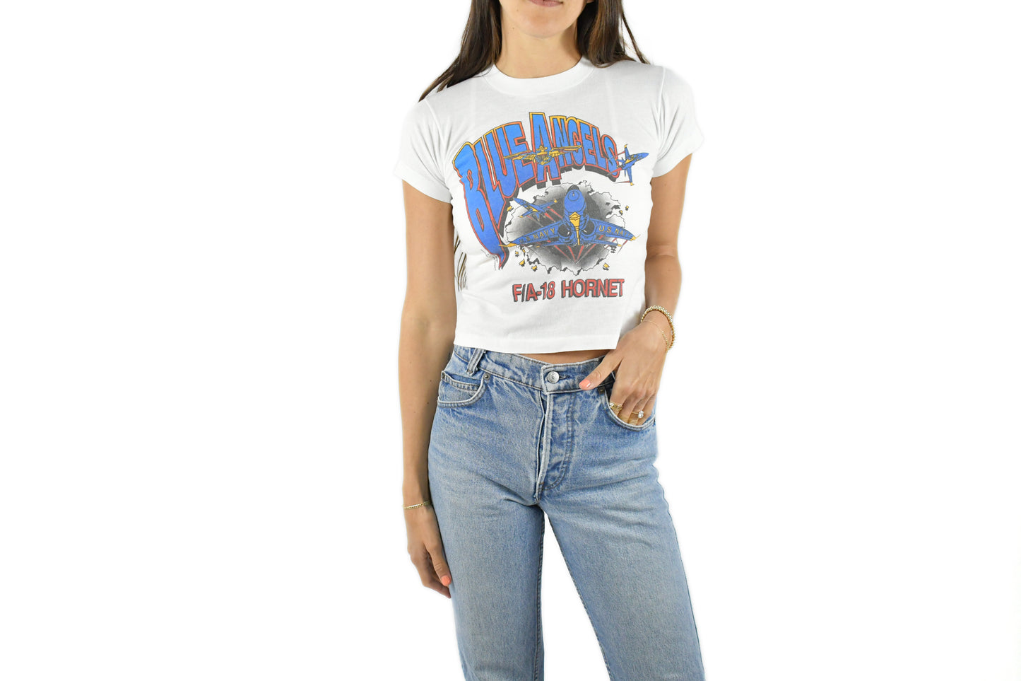 Vintage Blue Angels Tee-Size XS
