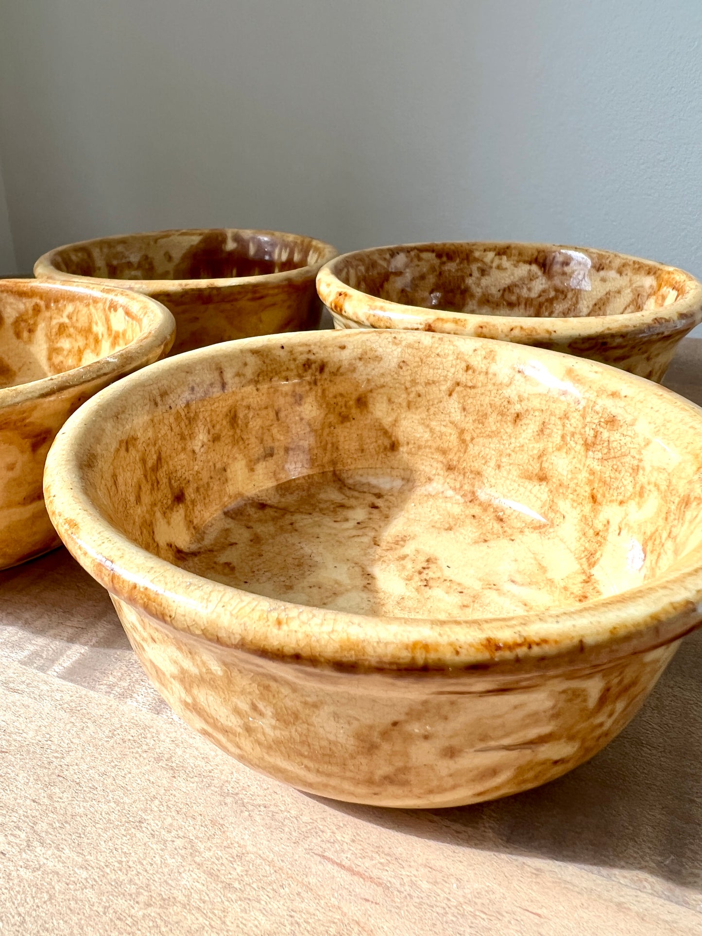 Vintage Spongeware Bowls