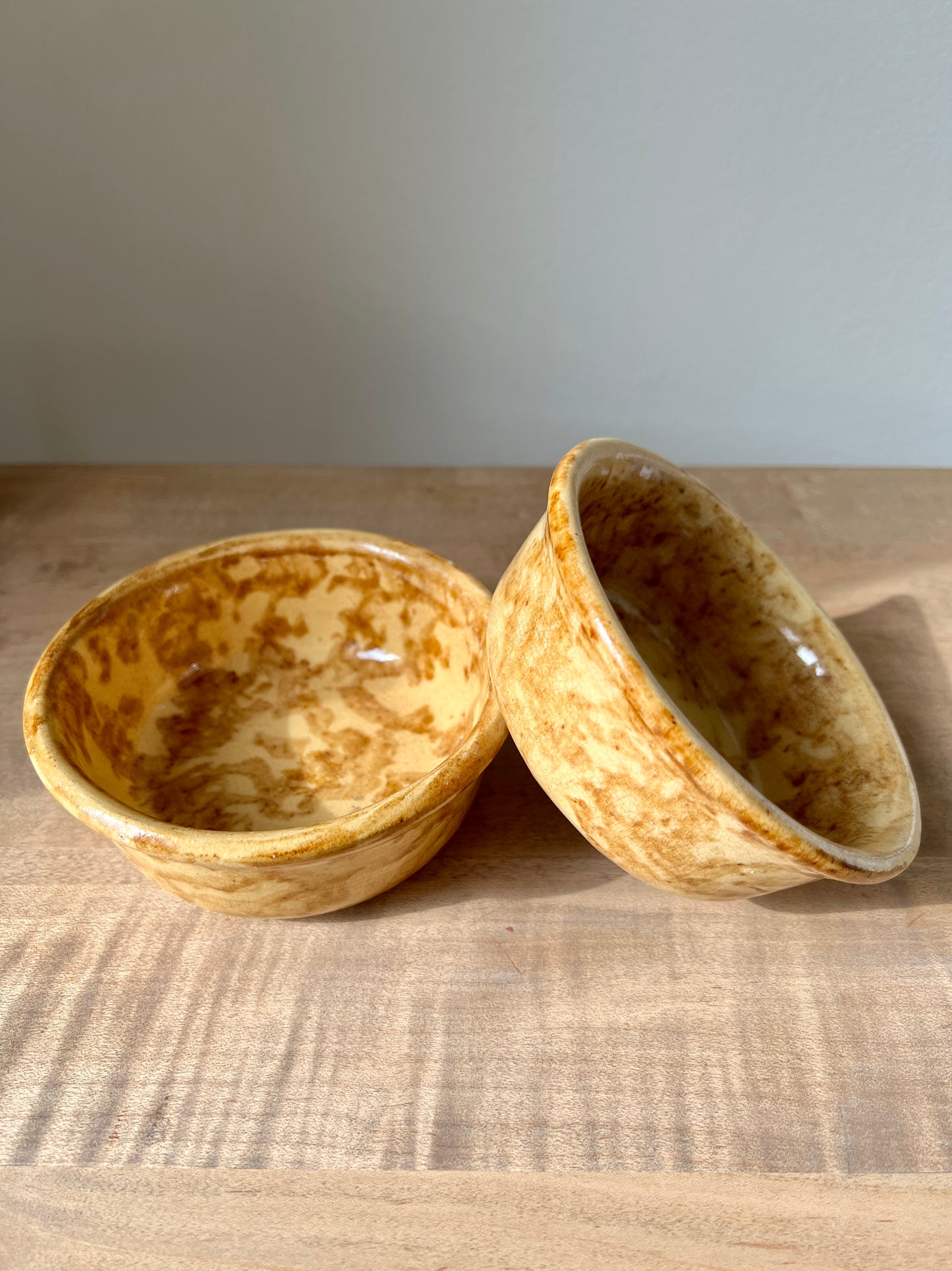 Vintage Spongeware Bowls