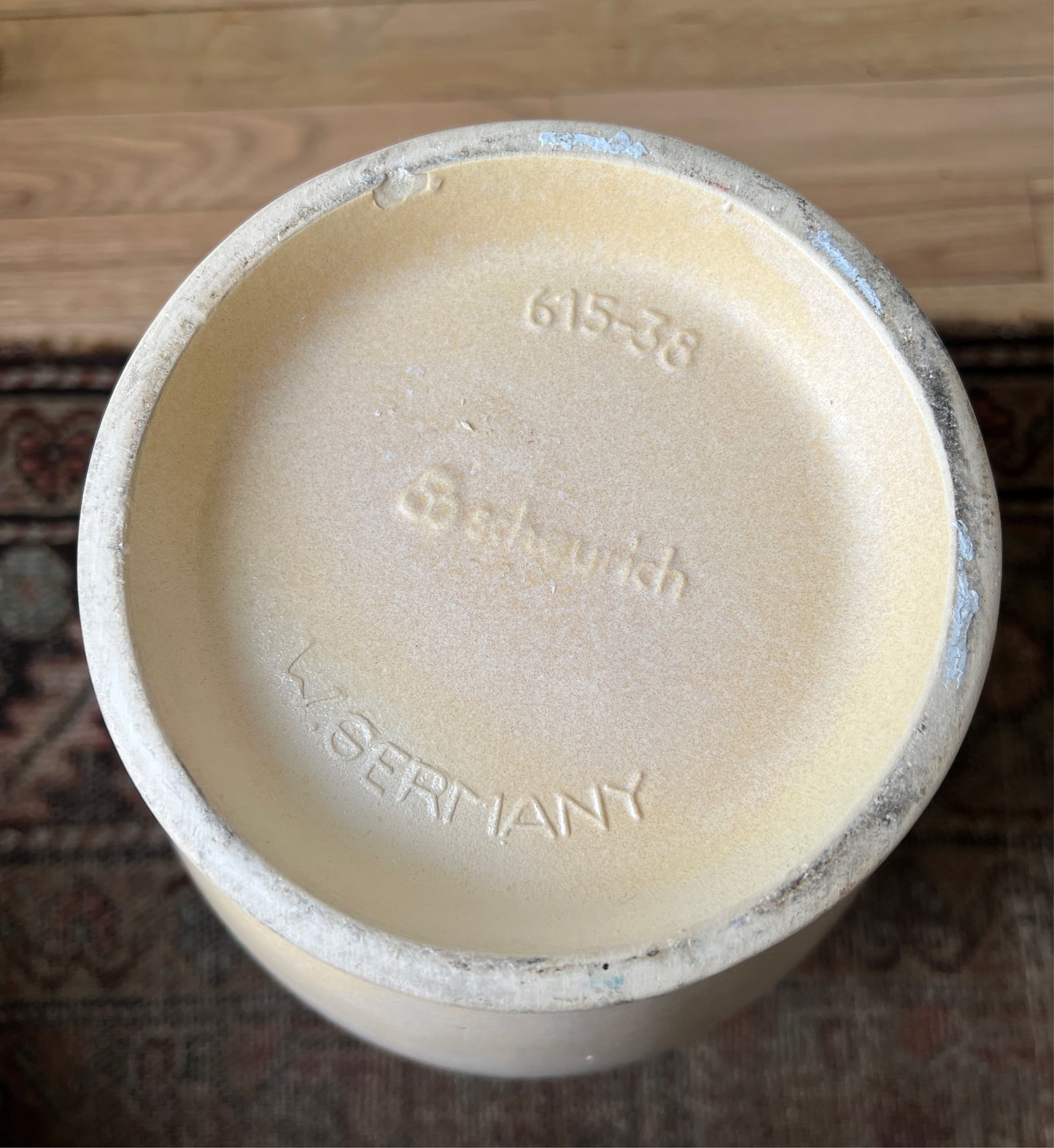 Vintage Large Cream Vase