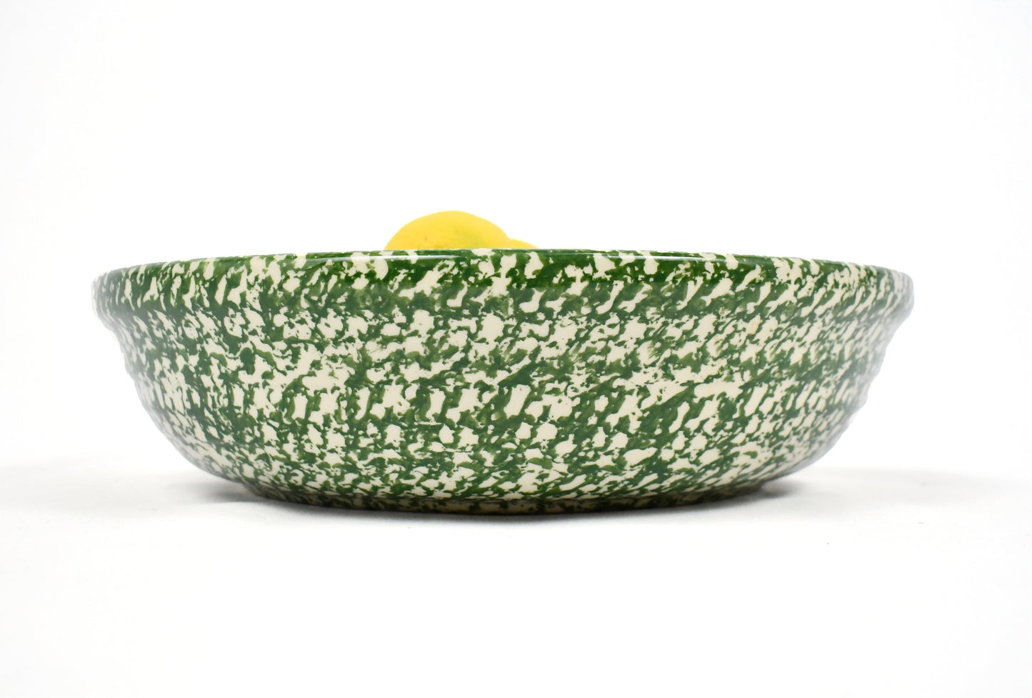 Roseville Pottery Spongeware Serving Bowl