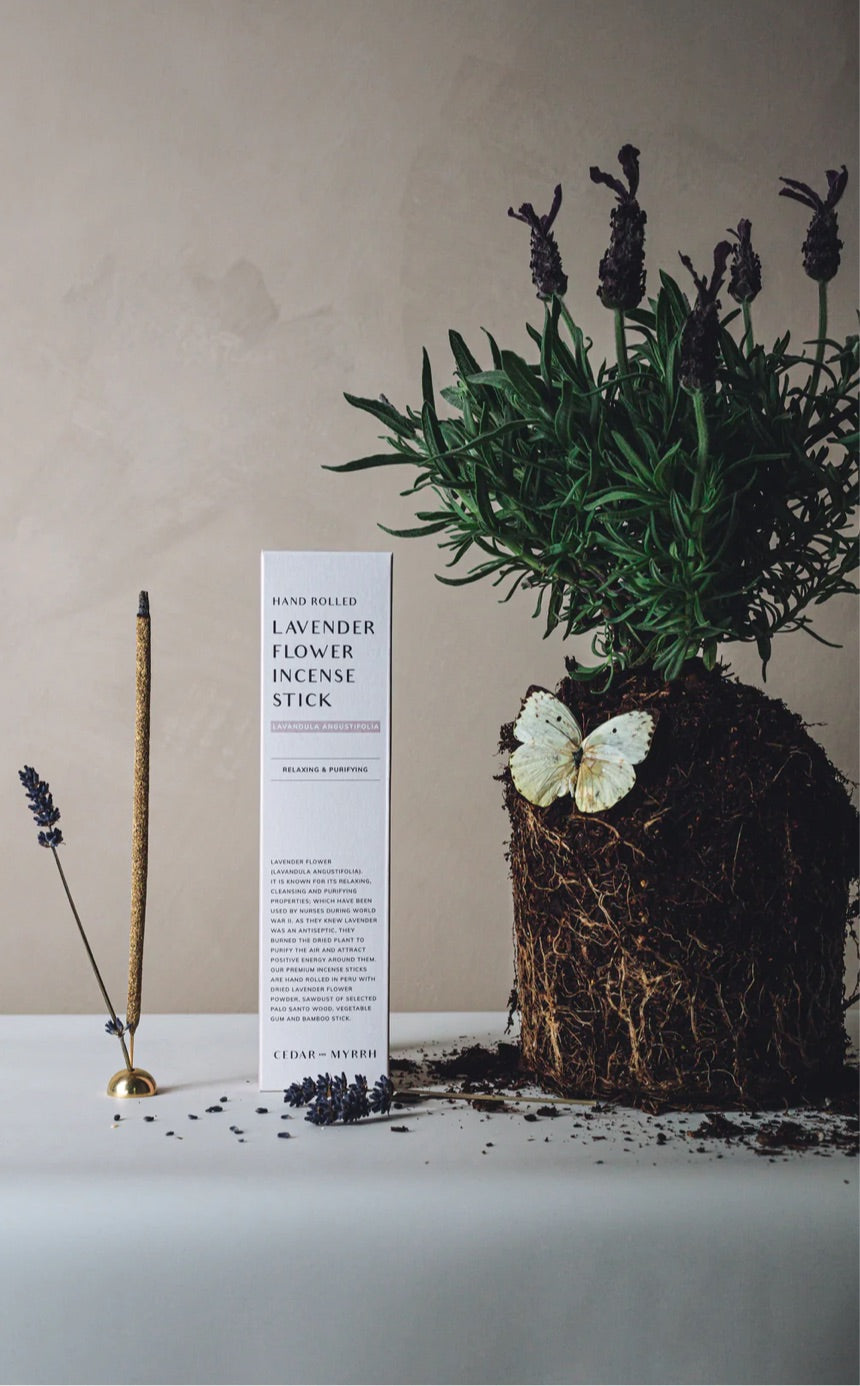 Hand Rolled Lavender Incense Sticks