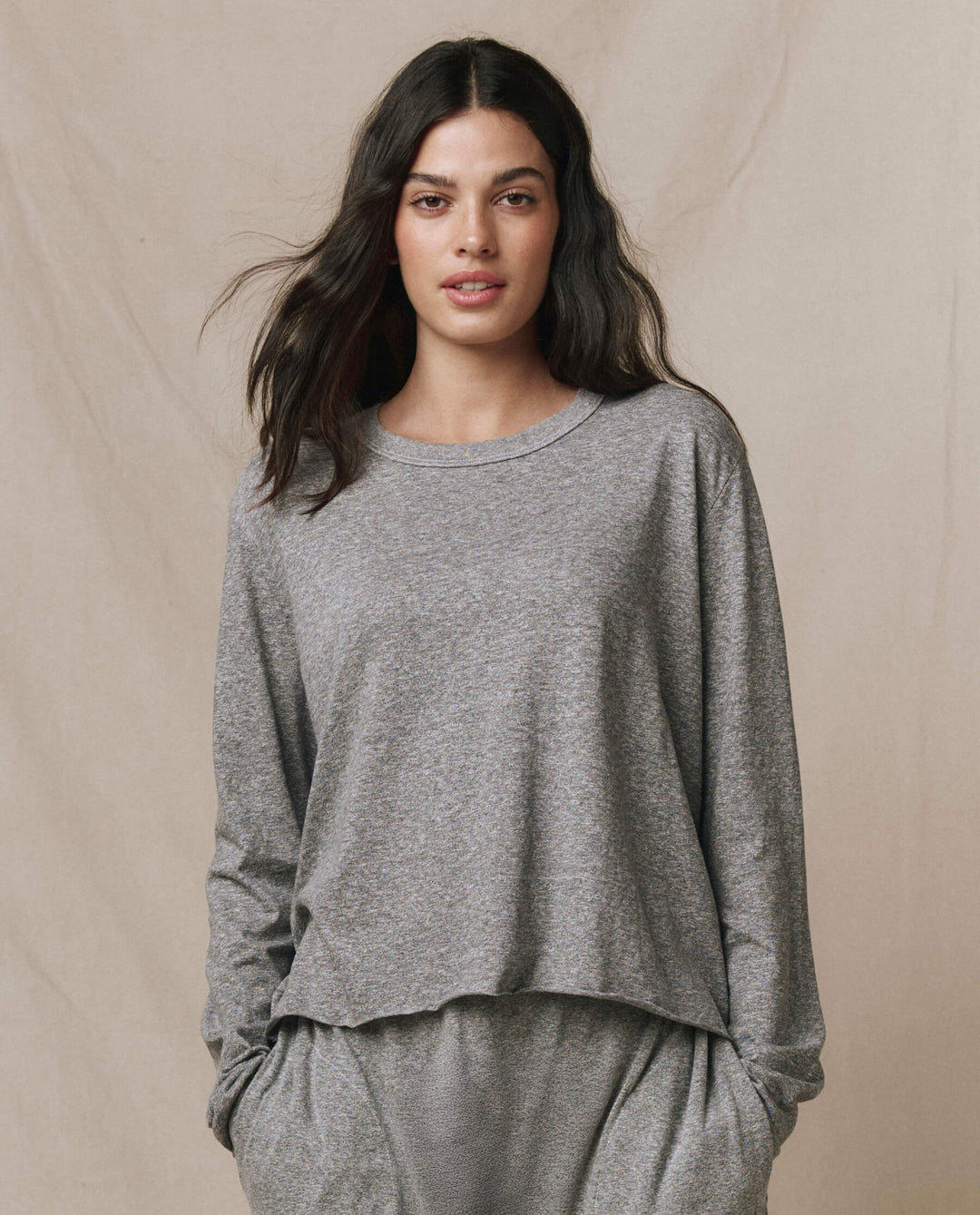 The Great Long Sleeve Crop Tee