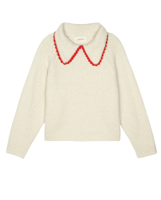 The Great Crochet Collar Pullover