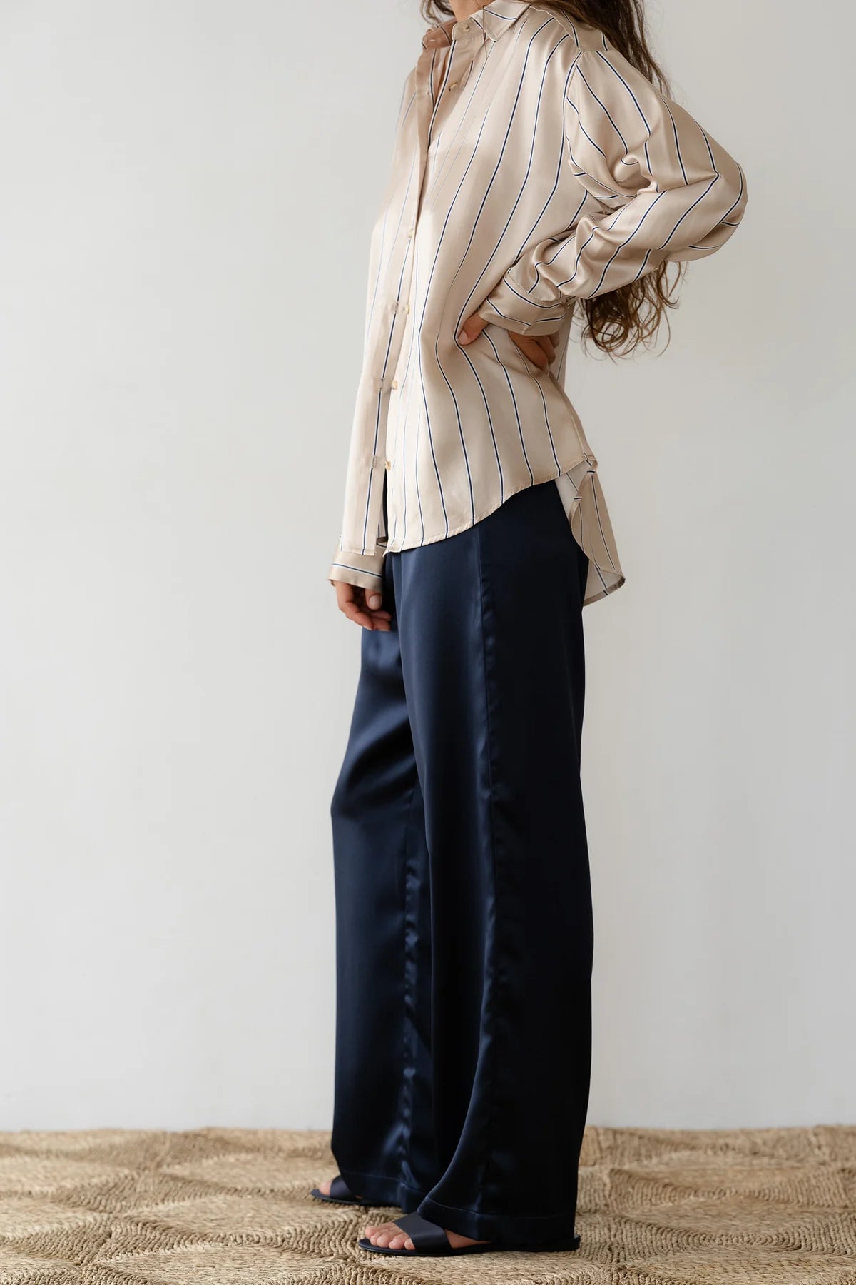 Donni Silk Simple Pant