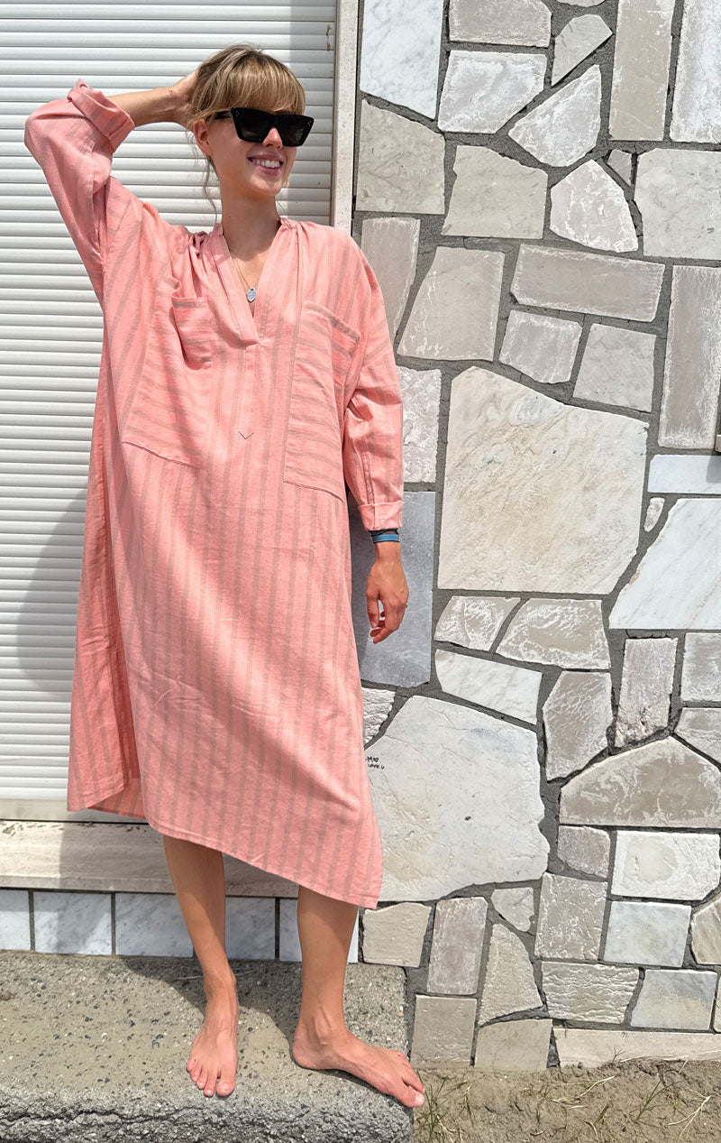 Two New York Stripe Caftan