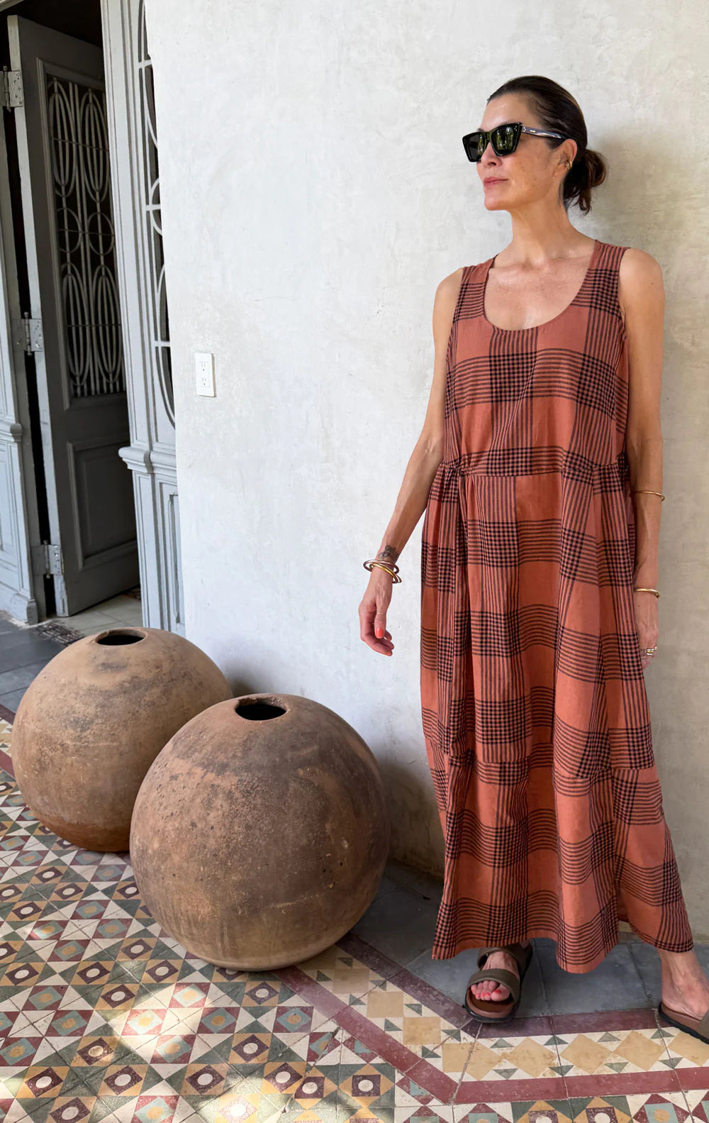 Two New York plaid dress