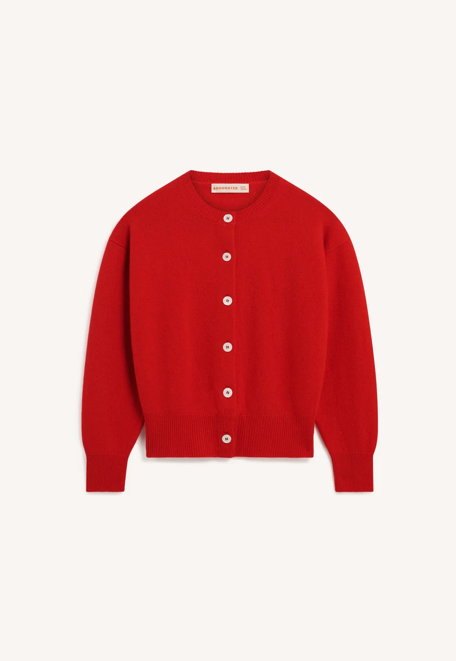 &Daughter Ada Crewneck Cardigan