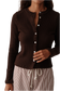 Donni Sweater Rib Cardigan