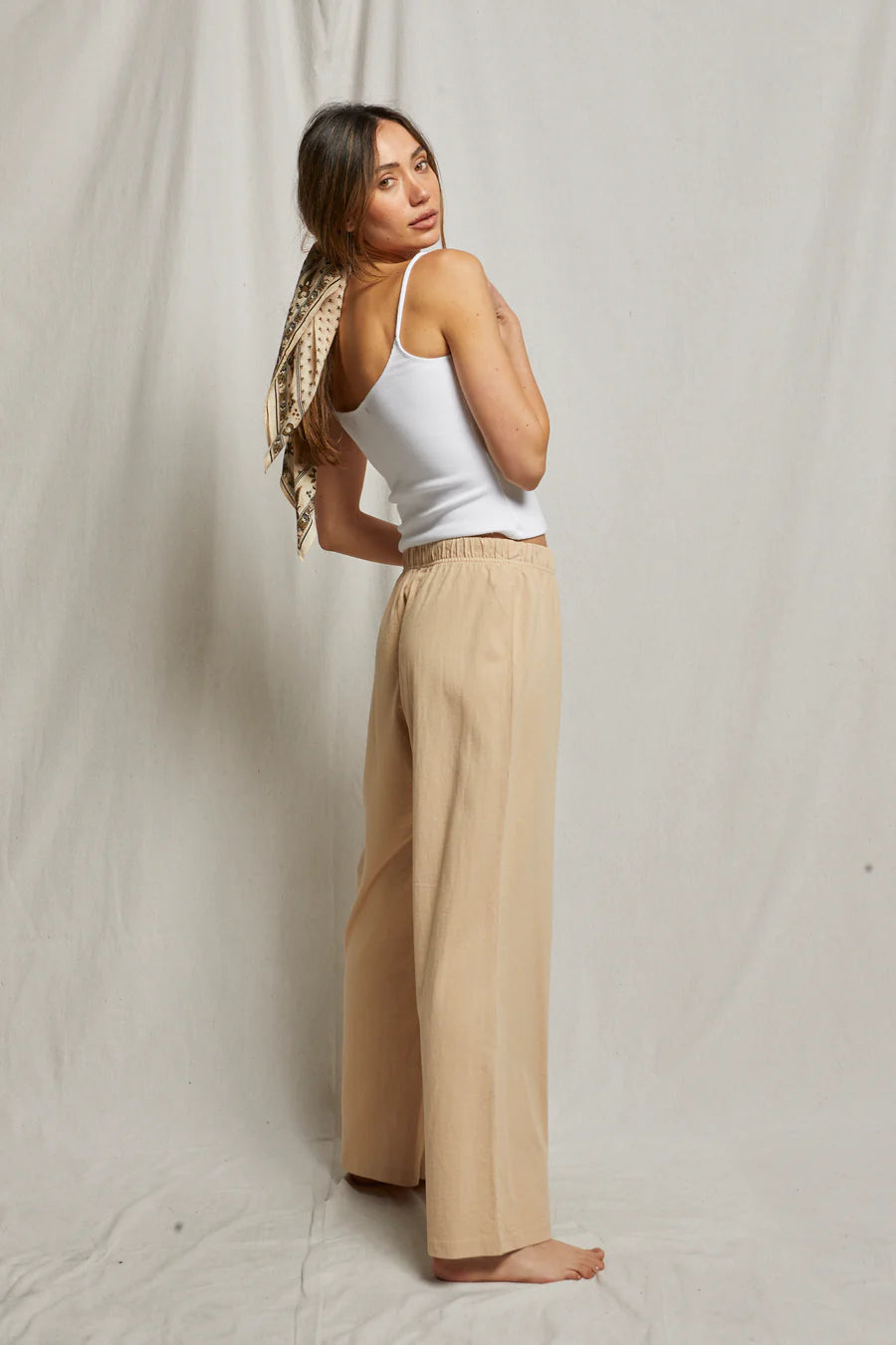 Perfectwhitetee Adele Cotton Pants