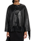 By Malene Zoena Fringed Leather Jacket