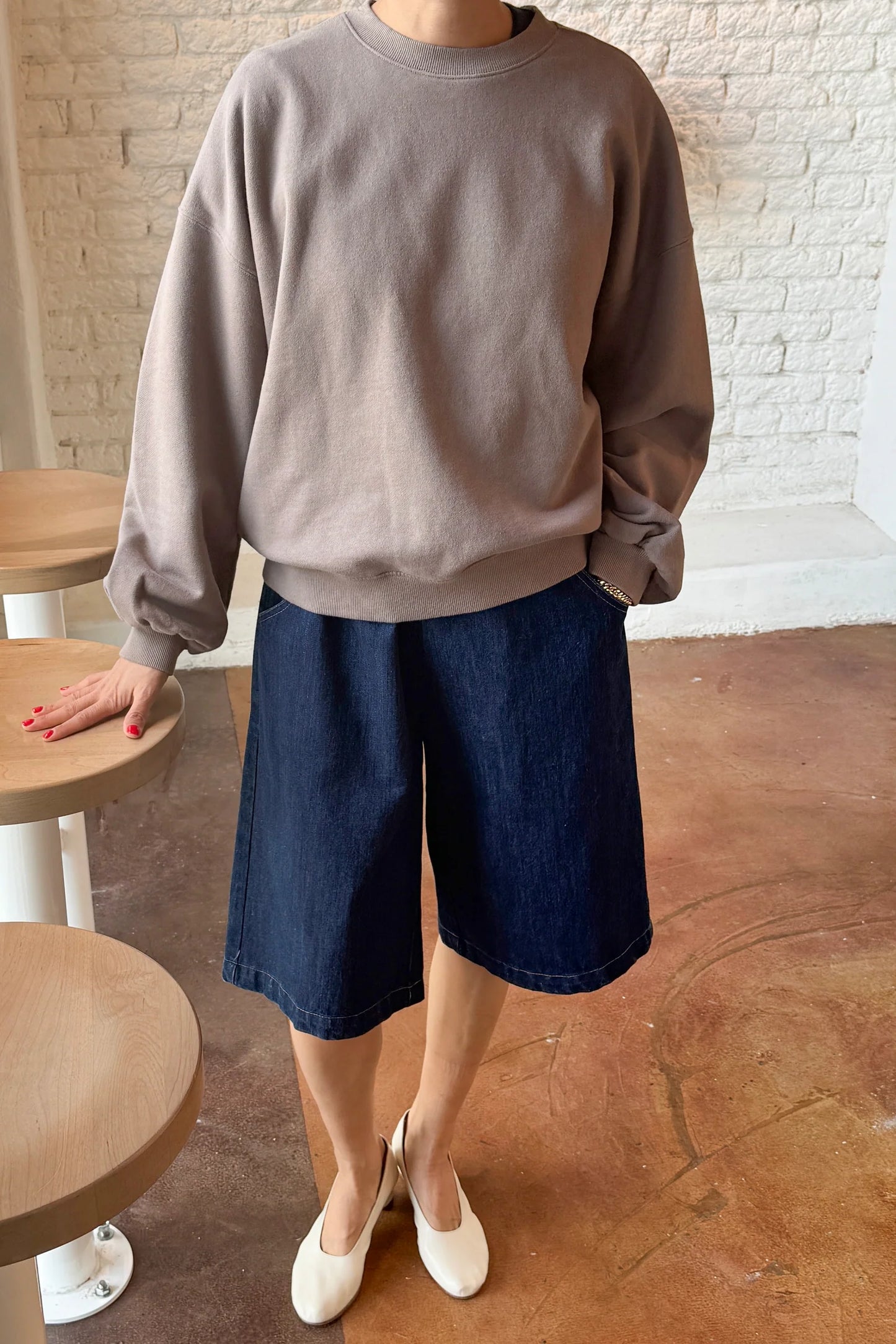 Le Bon Shoppe French Terry Core Sweatshirt
