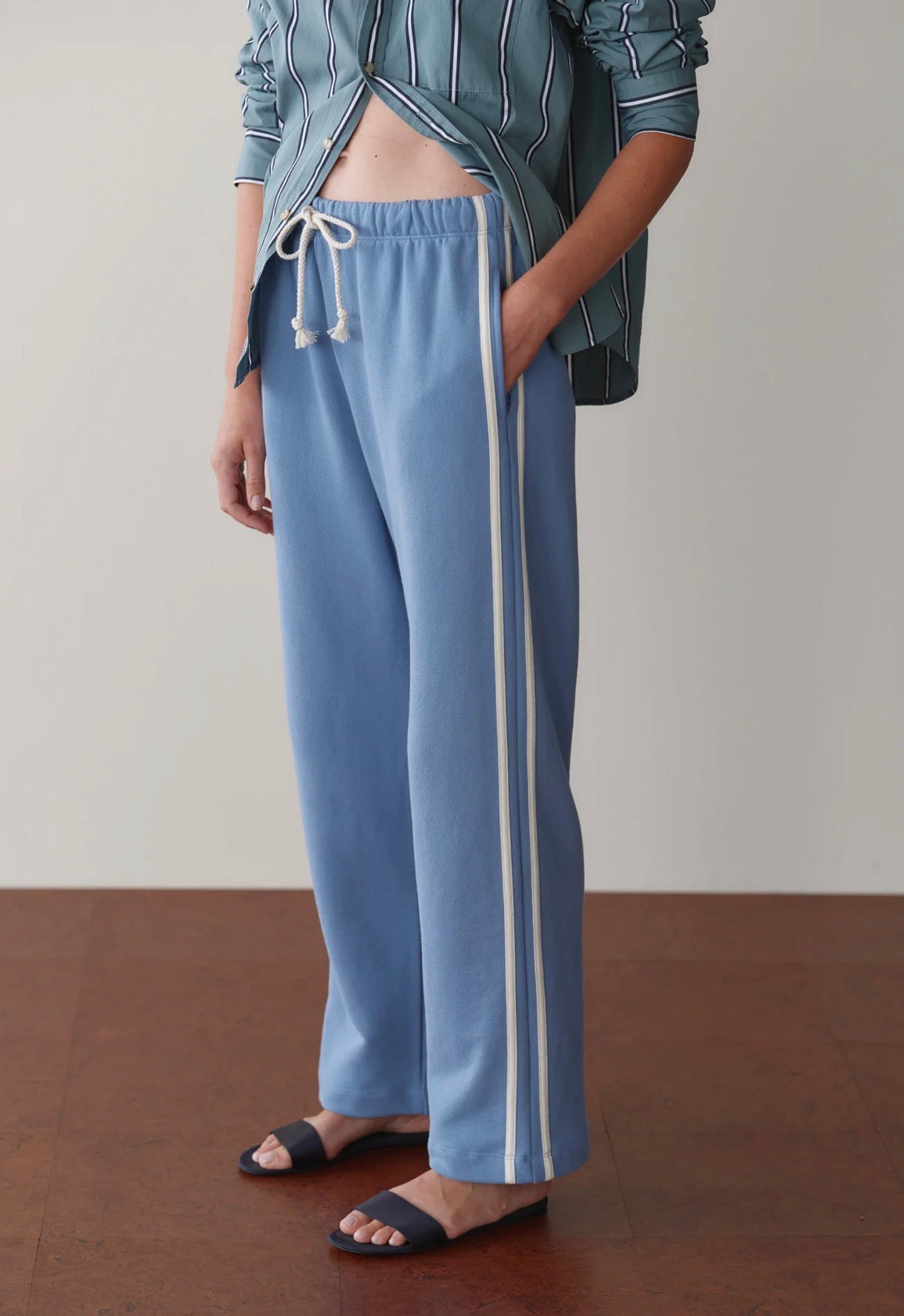 Donni Eco Terry Stripe Pant