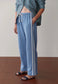 Donni Eco Terry Stripe Pant