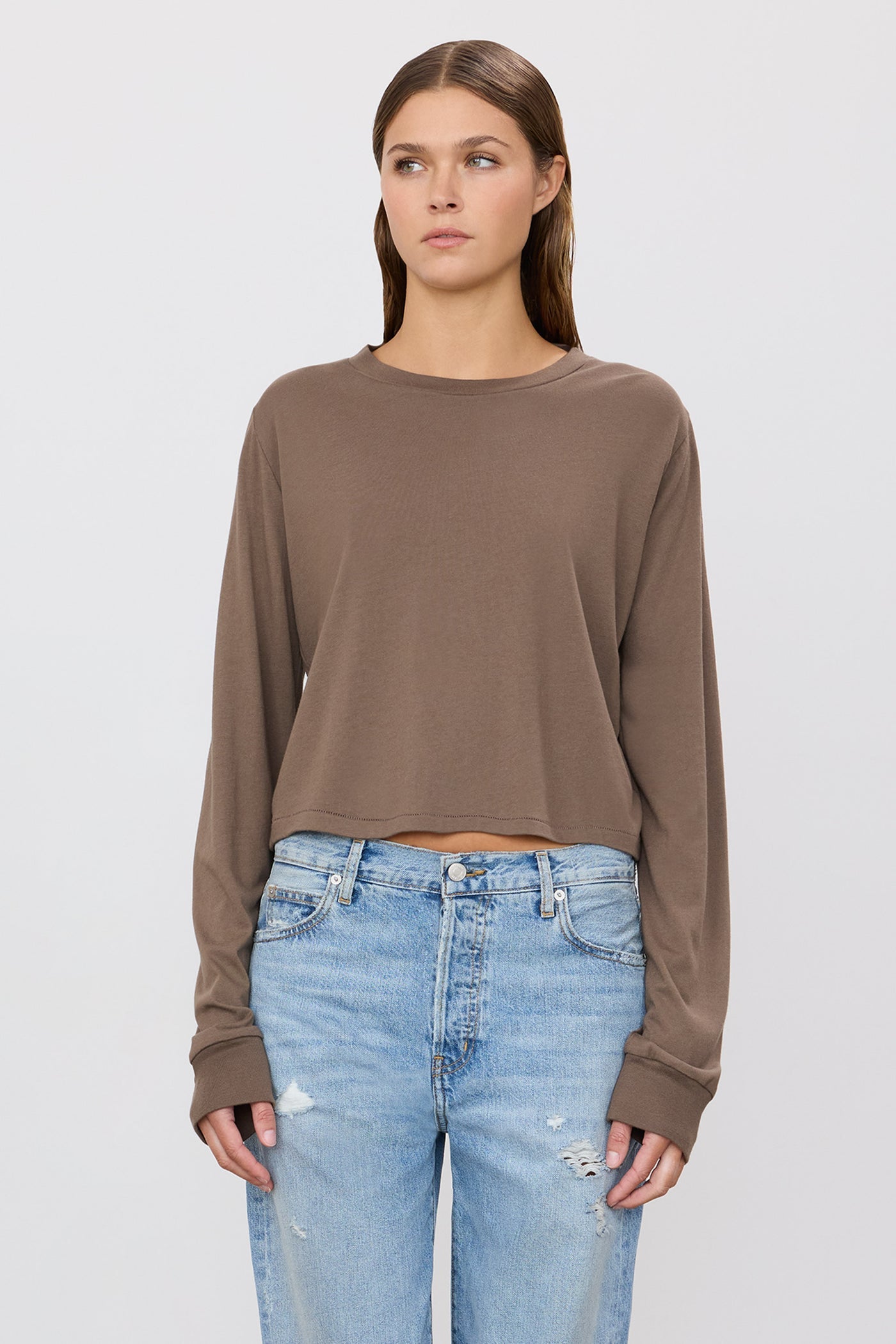 Eterne Long Sleeve Boxy Tee