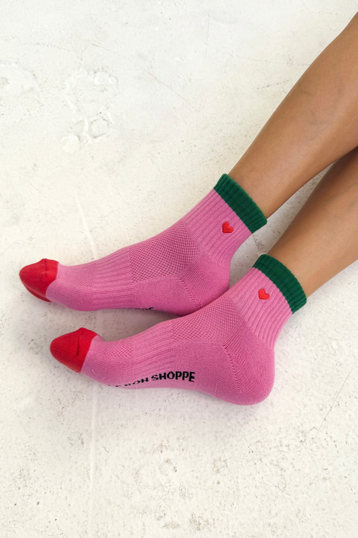 Le Bon Shoppe Girlfriend Heart Sock