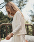 The Great The Crop Sleeve Henley