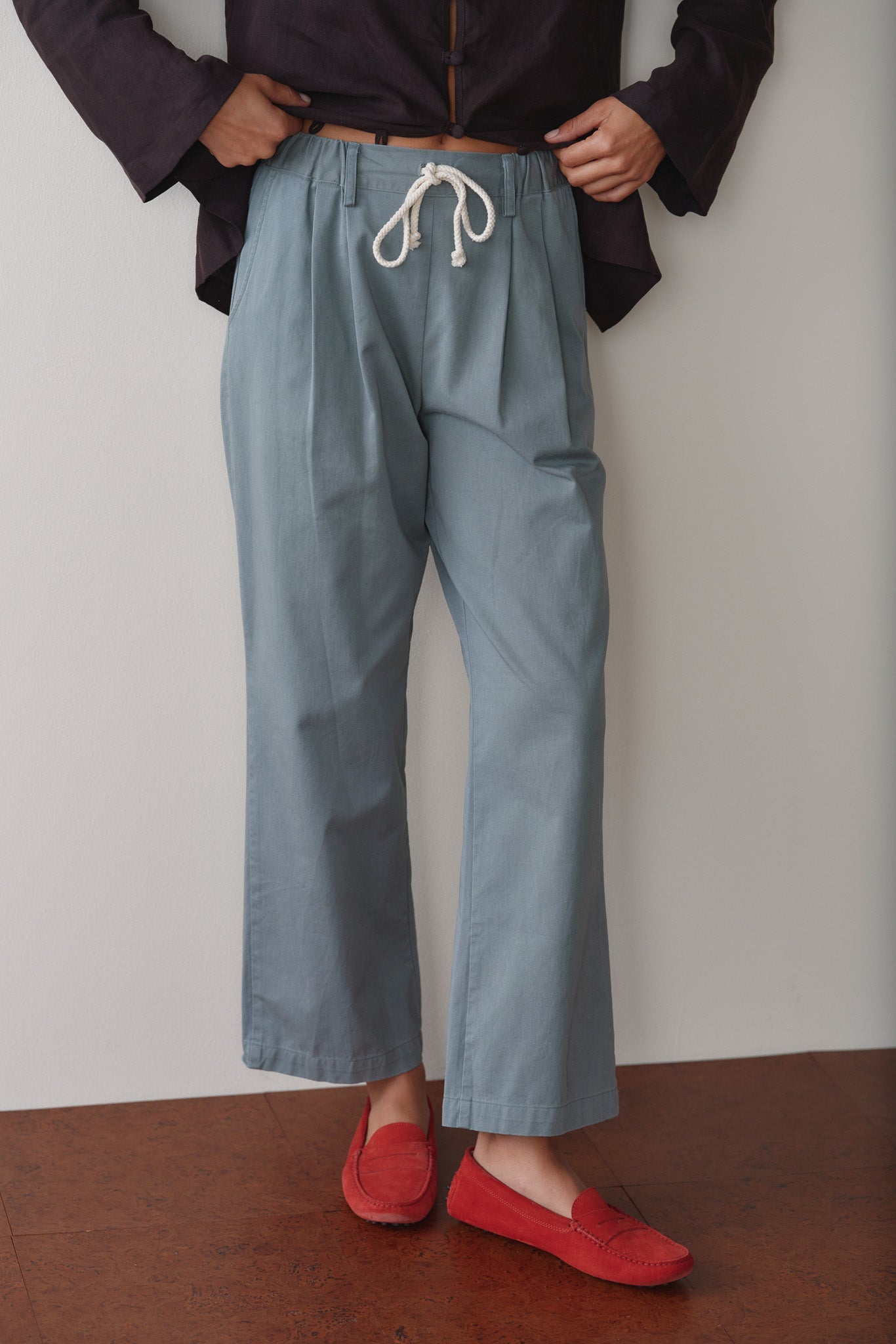 Donni Chino Drawstring Pant