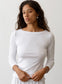 Donni Baby Rib Boat Neck