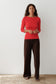 Donni Sweater Rib Simple Pant