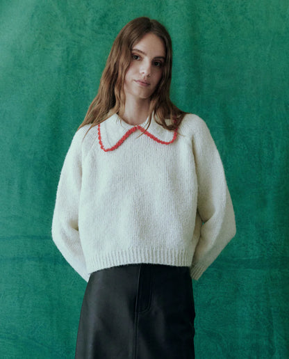 The Great Crochet Collar Pullover