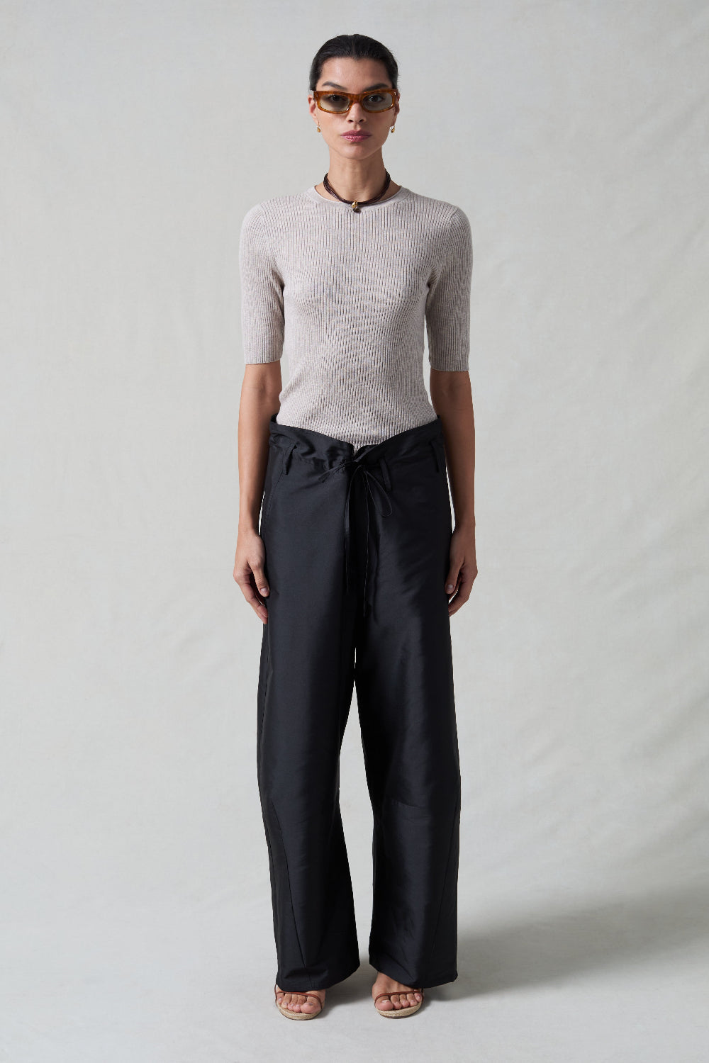 Chan Luu Taffeta Pant